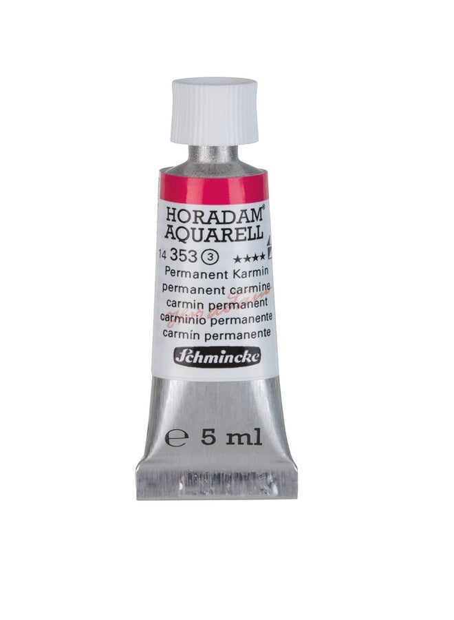 Schmincke 14353001 Horadam Watercolor 5 ml Permanent Carmine - Image 1